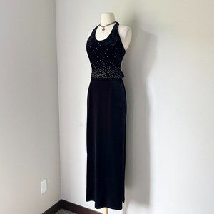 Vintage 1990’s Scott McClintock Velvet Formal Gown